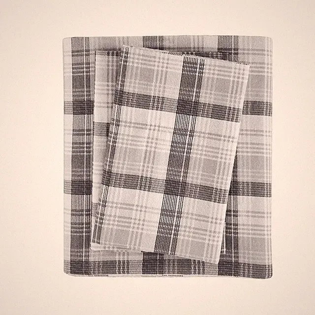 100 Cotton Flannel Sheet Set - Soft, Warm Bed Sheets with Deep Pockets 14