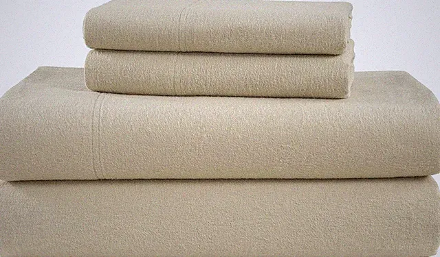 100% Cotton King Flannel Sheets Set - Brushed for Extra Softness