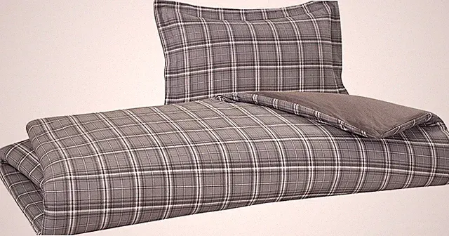 DELANNA Flannel Duvet Cover Set 100% Cotton