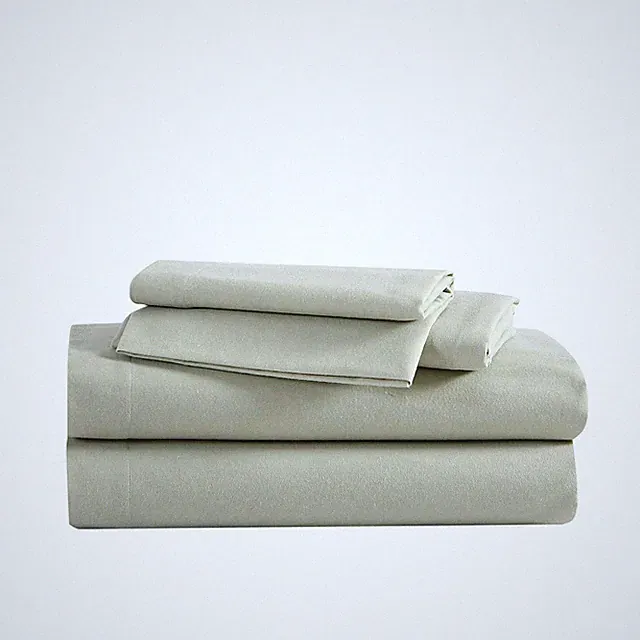 Eddie Bauer - Queen Sheets, Cotton Flannel Bedding Set, Brushed for Extra Softne