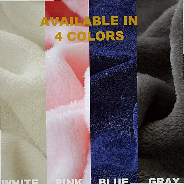 Flannel Blanket 350GSM Luxury Bed Blanket Anti-Static Fuzzy Soft Utopia Bedding