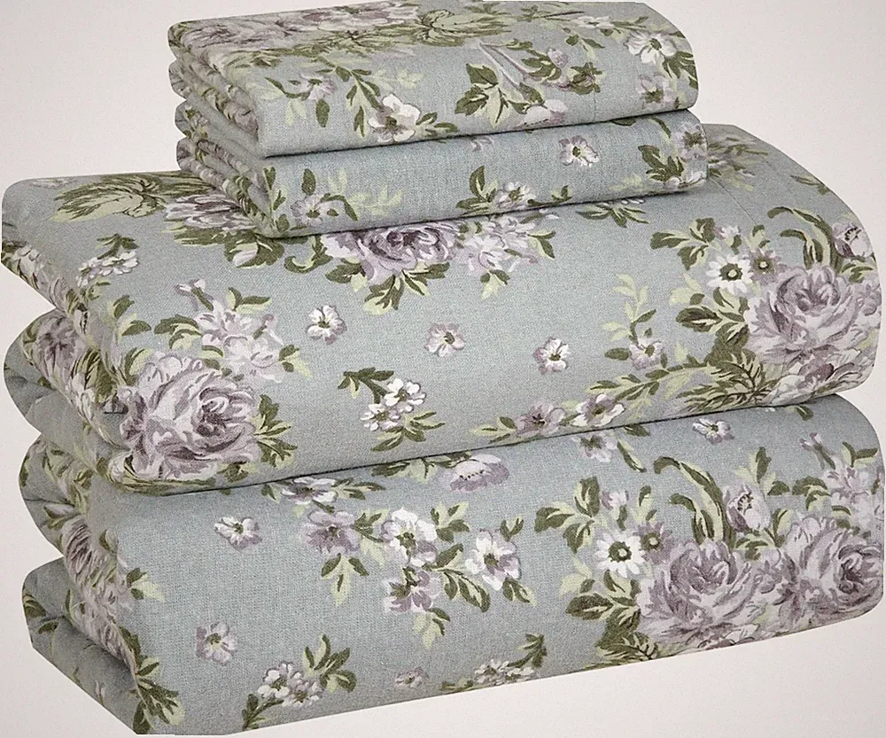 Flannel Sheets Queen Size, Warm & Extra Soft - Deep Pockets, Breathable, All Se
