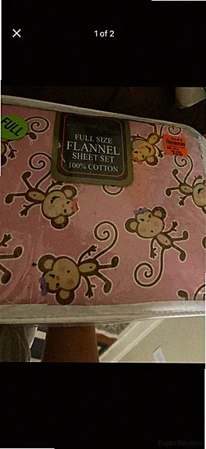 full size flannel sheet set new