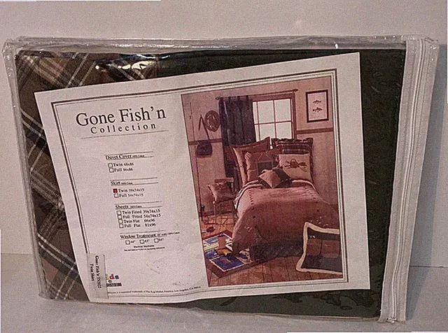 Gone Fish’n Collection Twin Bed Skirt